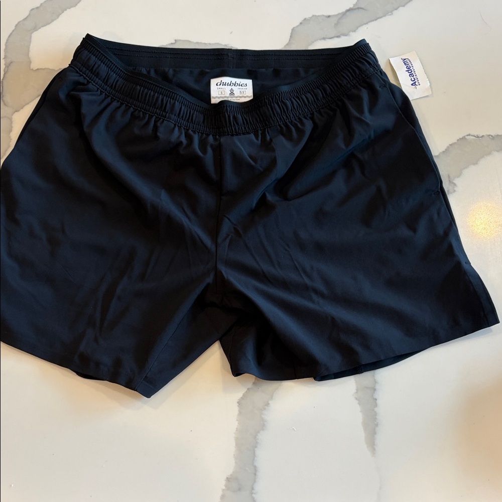 Black Chubbies Swim Shorts 5.5 NWT
